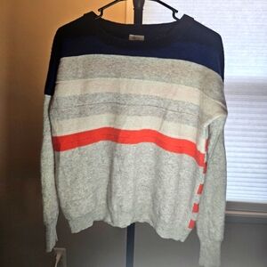 100% Cashmere Stripped Sweater